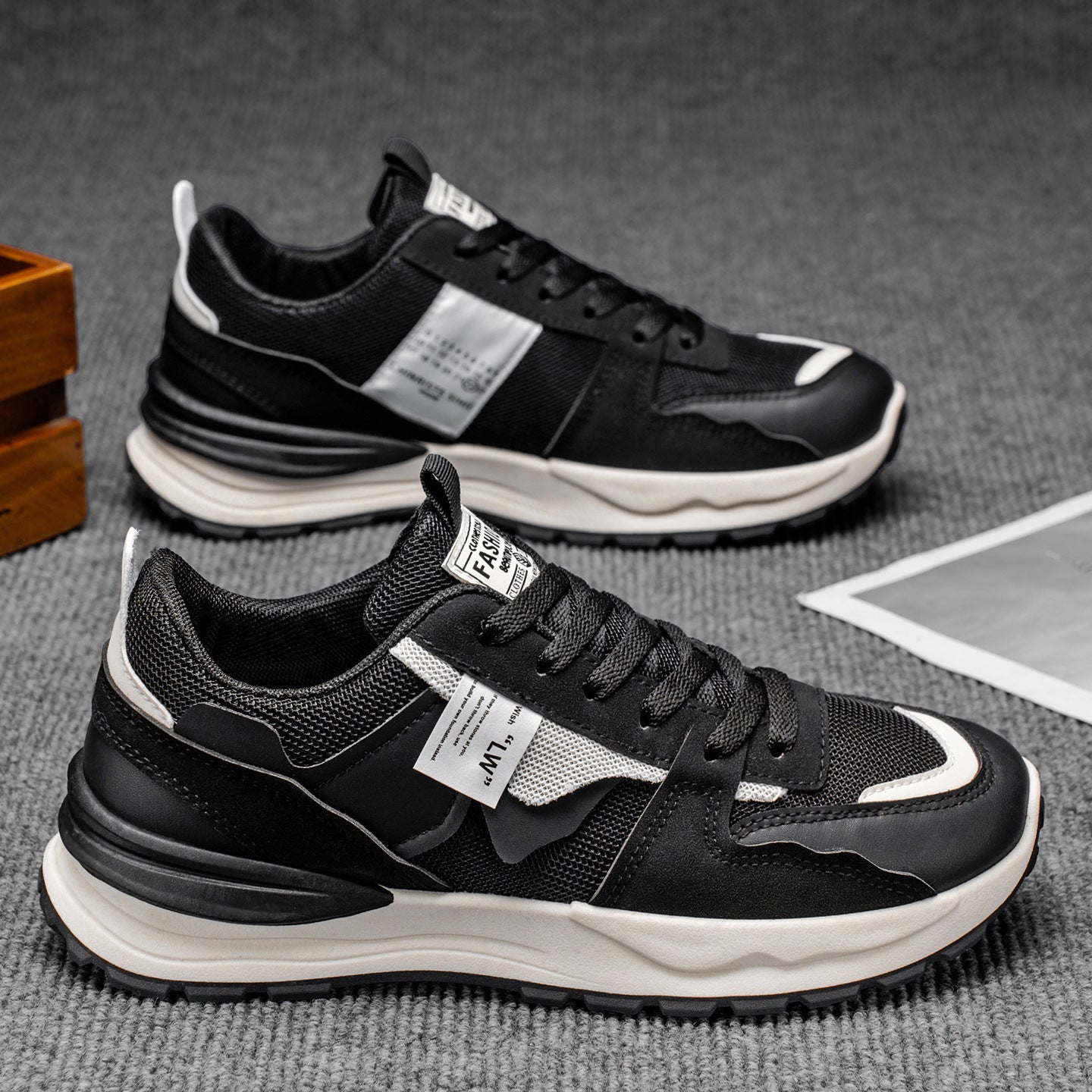 Damen Modische Sneakers mit innovativer Atmungsaktivität und flexiblem Sohlenprofil