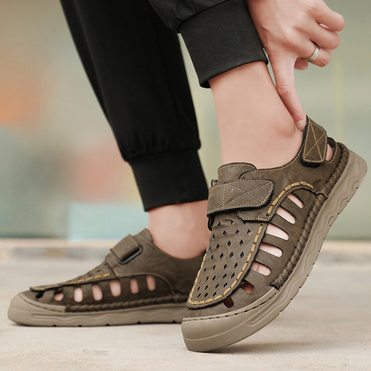 Damen Atmungsaktive Freizeitsandalen mit verstellbarem Klettverschluss und rutschfester Sohle R&B