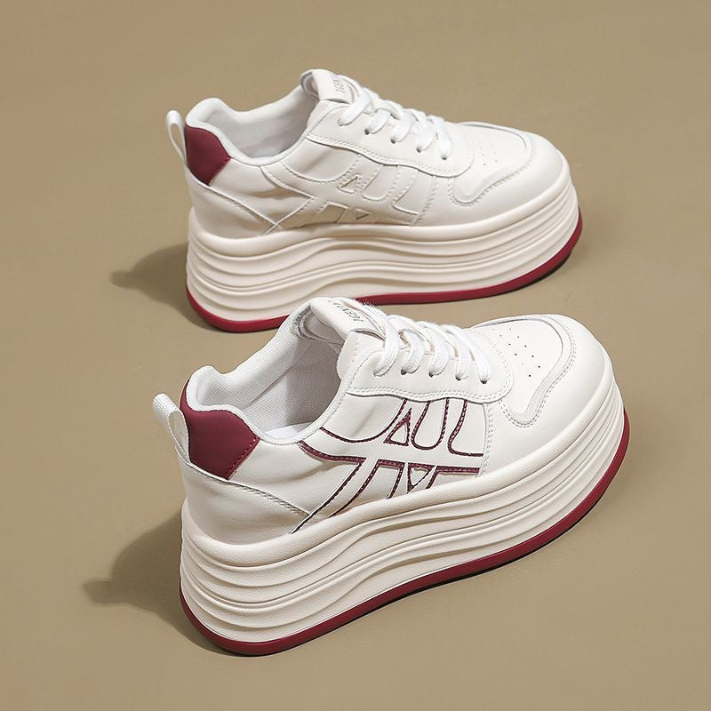 Damen modische Plateau-Sneaker mit einem komfortablen und atmungsaktiven Design