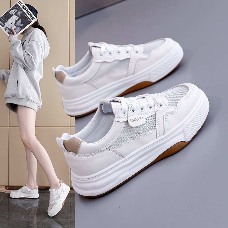 Damen modische Sneakers mit atmungsaktiver Mesh-Oberfläche und rutschfester Sohle R&B