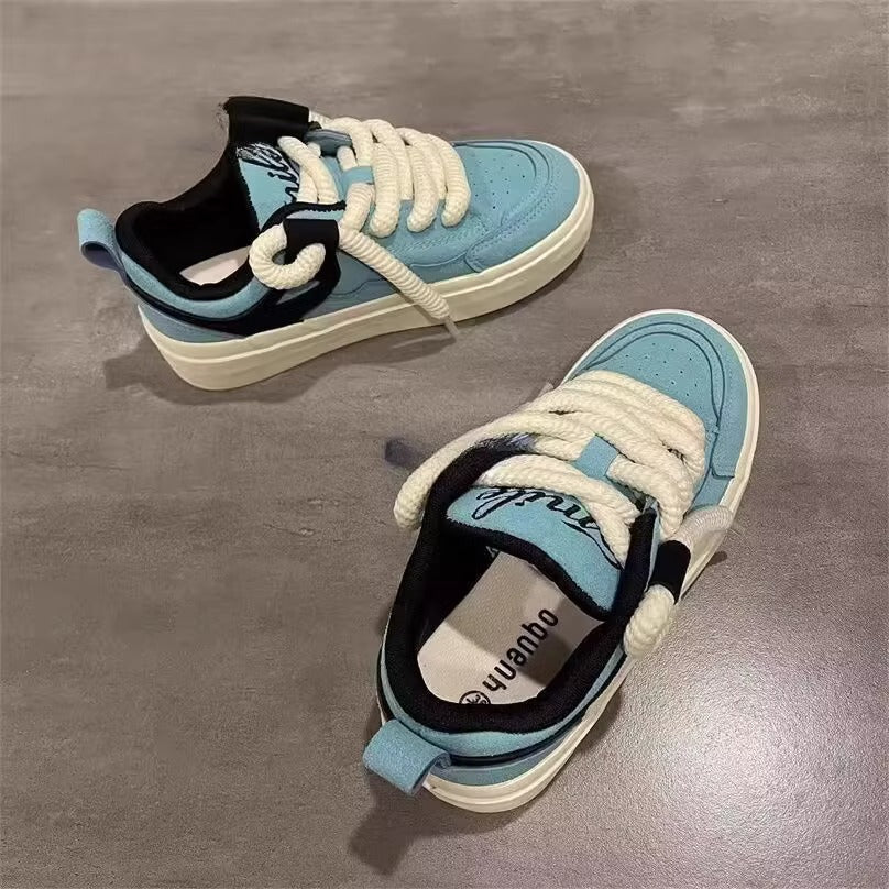 Damen Sneakers mit innovativem Schnürdesign und bequemer Dämpfung R&B