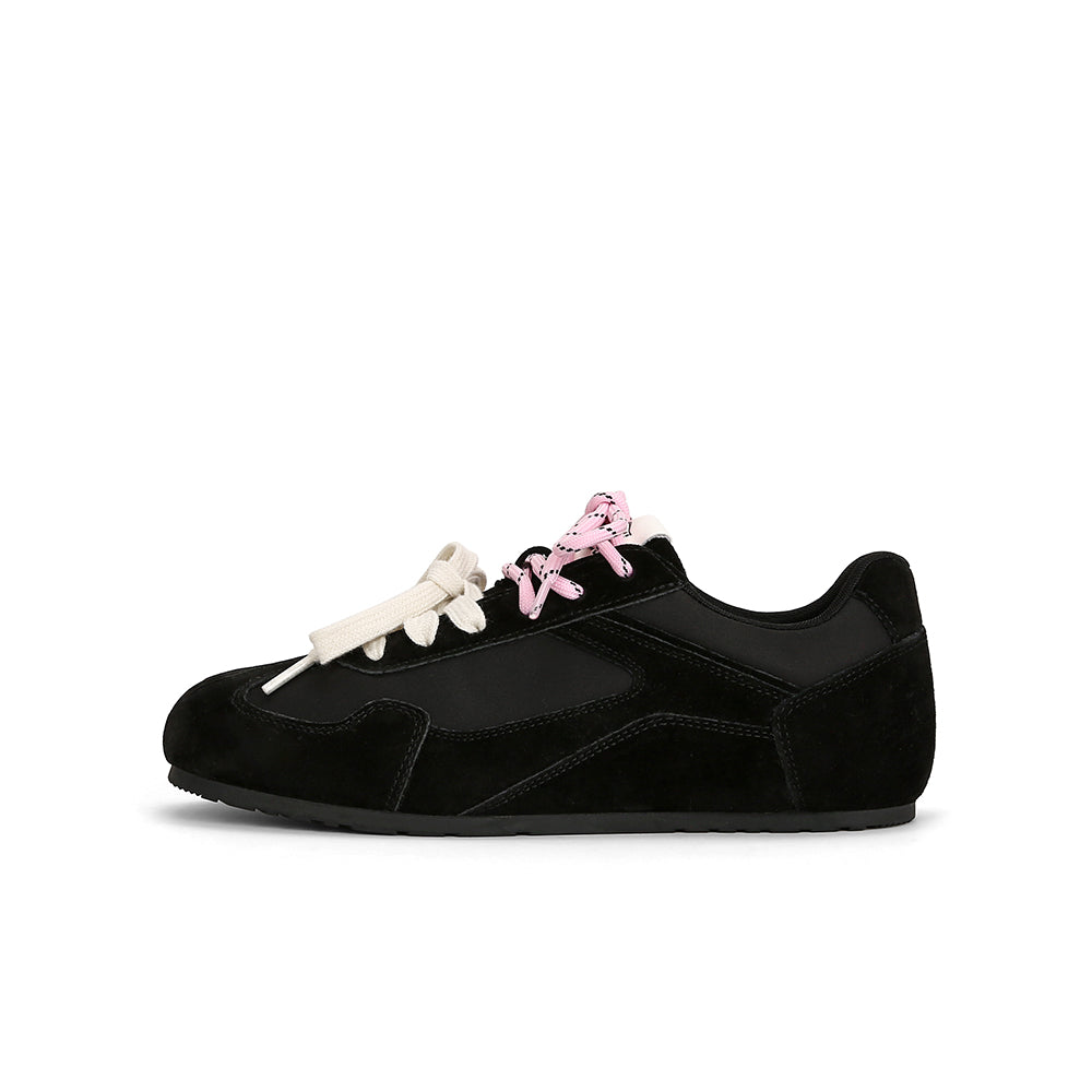Damen modische Lace-Up Sneakers mit bequemen Schnürsenkeln und eleganten Akzenten R&B