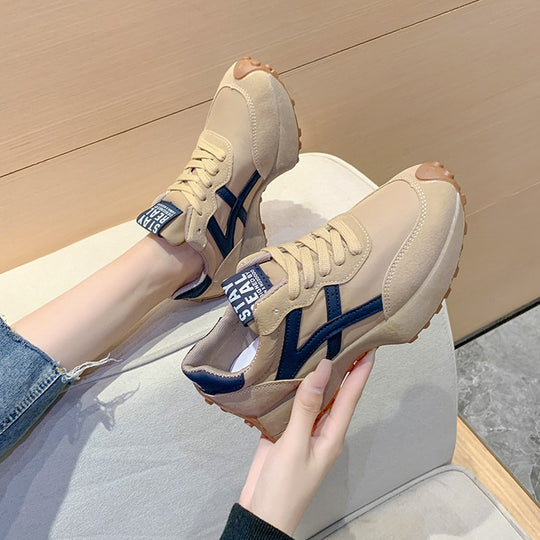 Damen Sportliche Sneaker mit atmungsaktiver Obermaterialstruktur und gedämpfter Sohle R&B