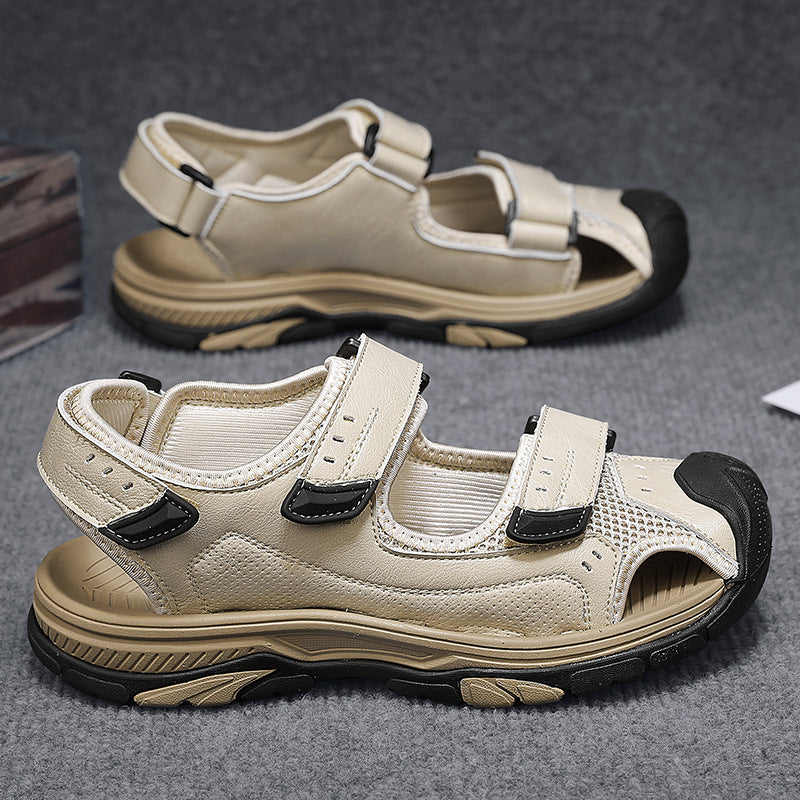 Damen Sportliche Freizeitsandalen mit verstellbaren Riemen und rutschfester Sohle R&B