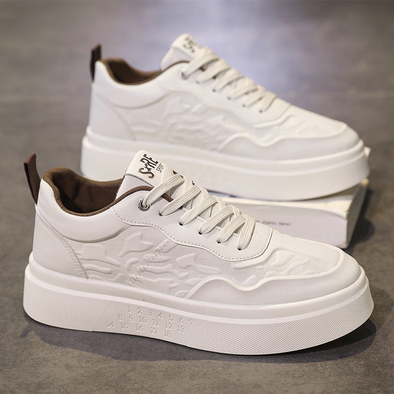 Damen Sneakers aus hochwertigem Leder mit trendiger Logostickerei von R&B