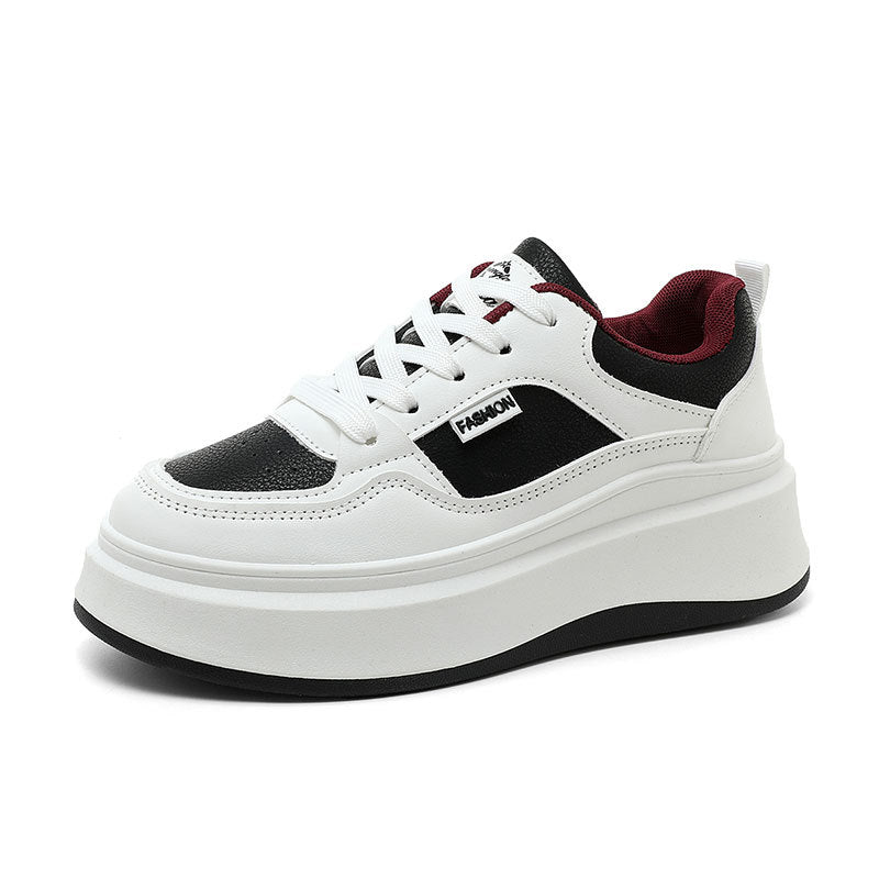 Damen Modische Plateau-Sneaker mit atmungsaktivem Obermaterial und gepolsterter Innensohle R&B