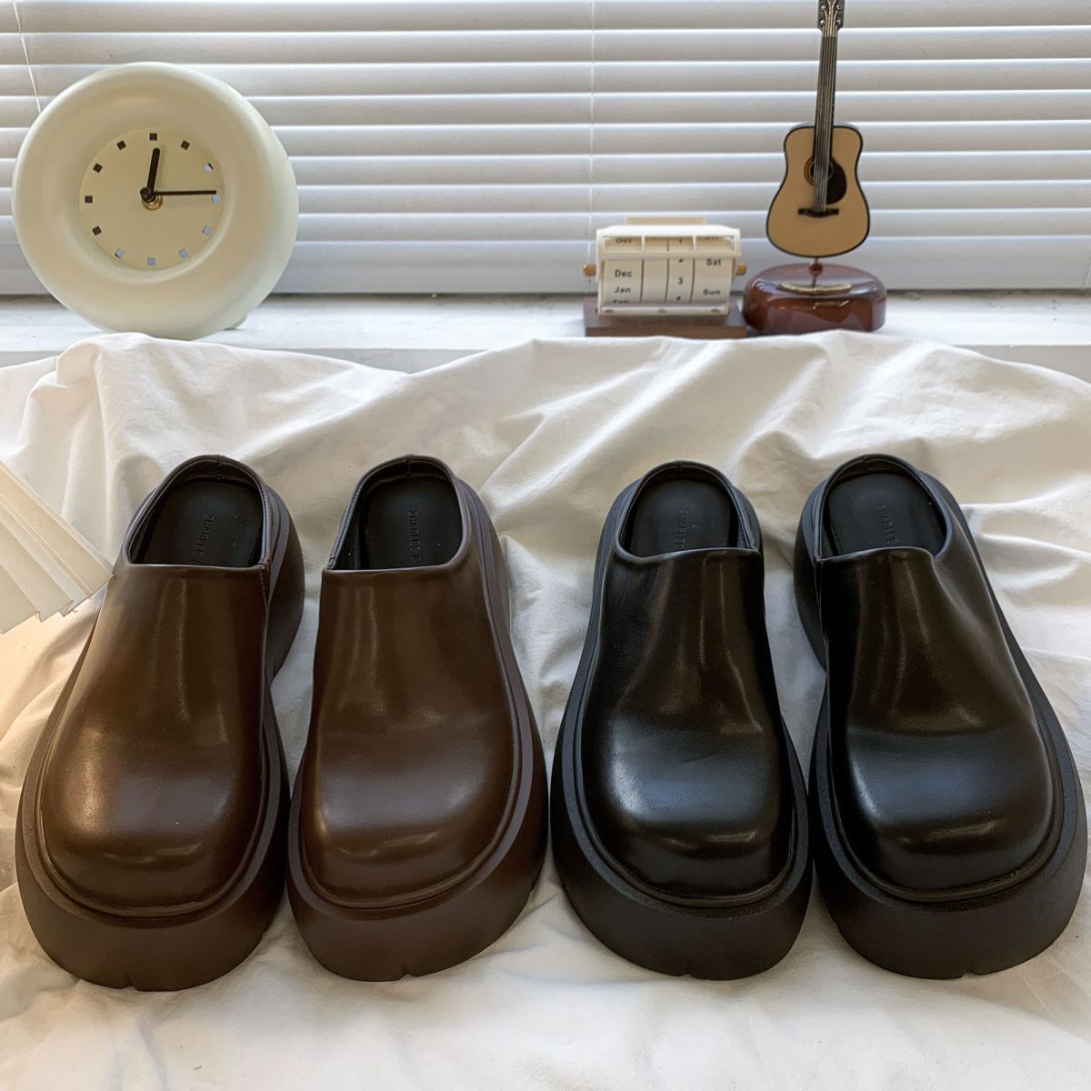 Damen modische Plateau-Clogs mit komfortabler Sohle und elegantem Design R&B