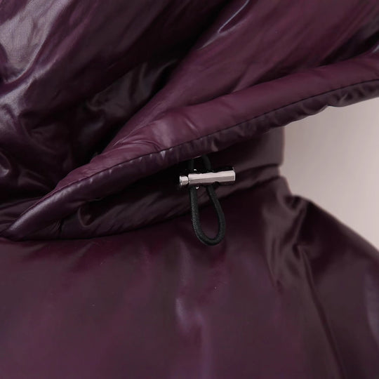 Damen Pufferjacke mit Kapuze und praktischen Taschen R&B