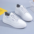 Damen Bequeme sportliche Sneakers mit dicker Plattformsohle R&B