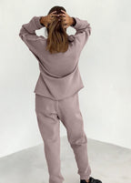 R&B | Übergroßer Damen Trainingsanzug mit Pullover und Hose