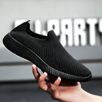 Damen Atembare Slip-On Sneakers mit elastischem Obermaterial