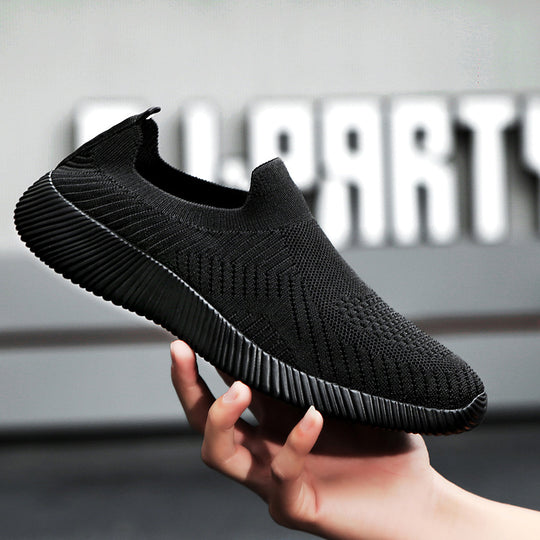 Unisex nan ultraleichter Schlupfschuh aus Feinstrick mit anatomischem Komfortfußbett und gerippter Flexlaufsohle R&B