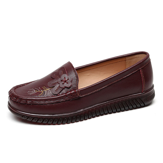 Damen Mokassins mit floralem Design und komfortabler Sohle R&B