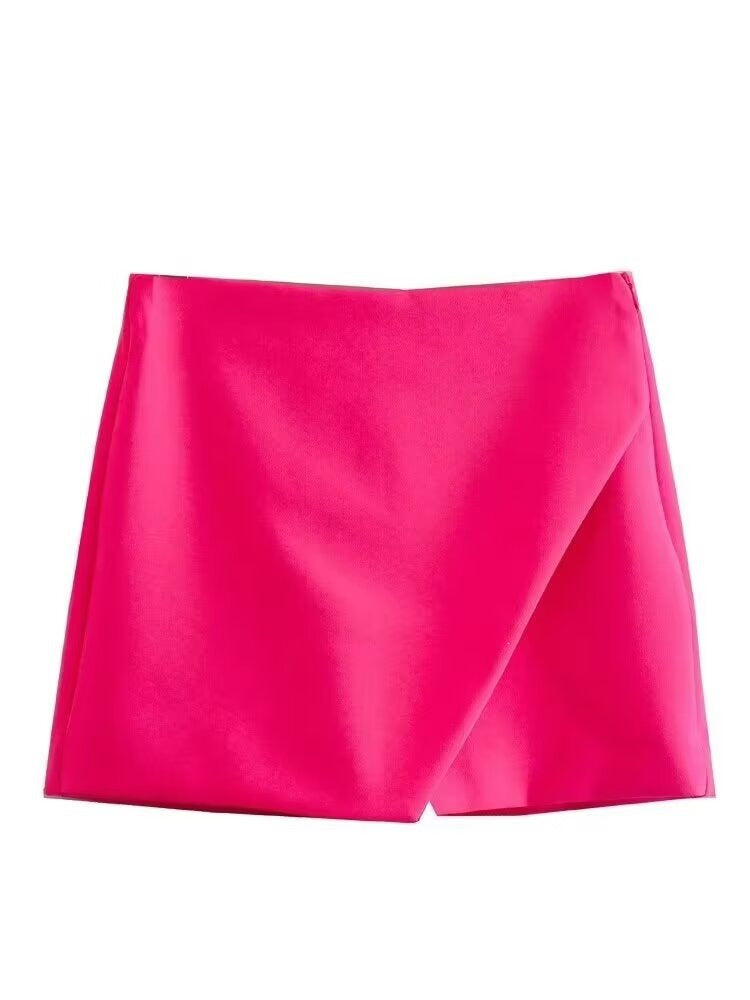 Damen modische Wickel-Shorts aus hochwertigem, elastischem Material R&B