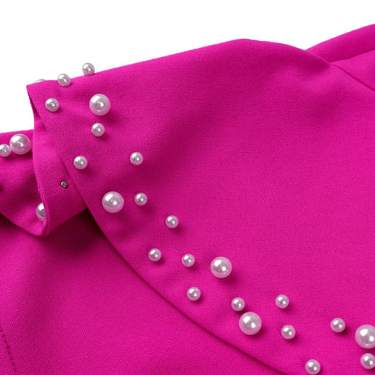 Damen Elegantes Figurbetontes Maxikleid mit Rüschendetails R&B