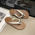 Damen Elegante Flip-Flops mit dekorativem Riemendesign und rutschfester Sohle EB