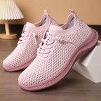 Damen Leichte und atmungsaktive Sneaker mit flexiblem Strickoberteil R&B