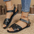 Damen geschlossene Riemen-Sandalen R&B