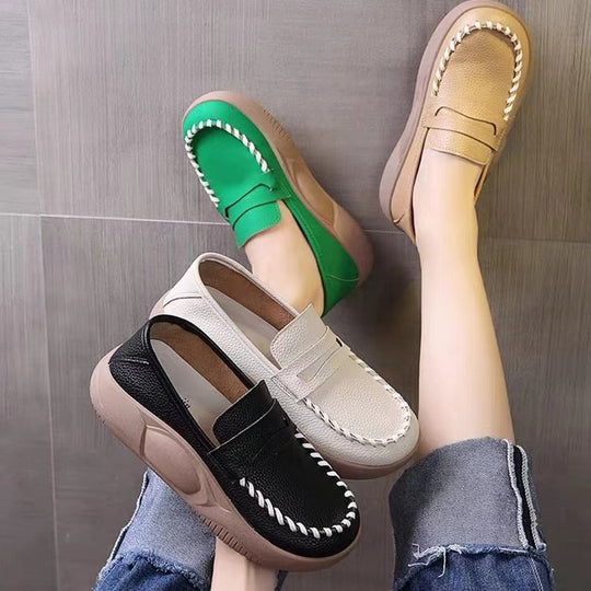Damen Moccasins mit komfortablem Plateau und stylischem Design R&B