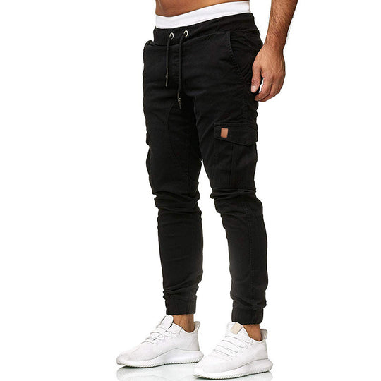 Herren Cargo-Jogginghose mit elastischem Bund und praktischen Seitentaschen R&B