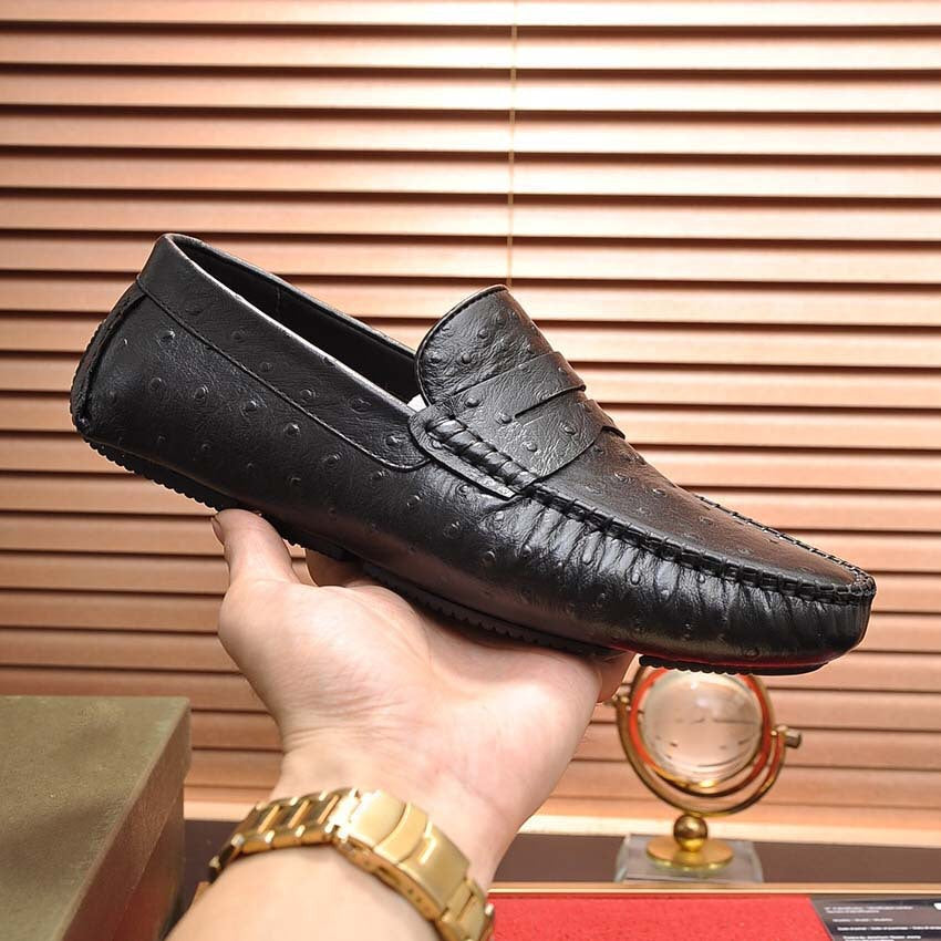 Herren Mokassins aus hochwertigem Leder mit eleganter Zierdetail von R&B
