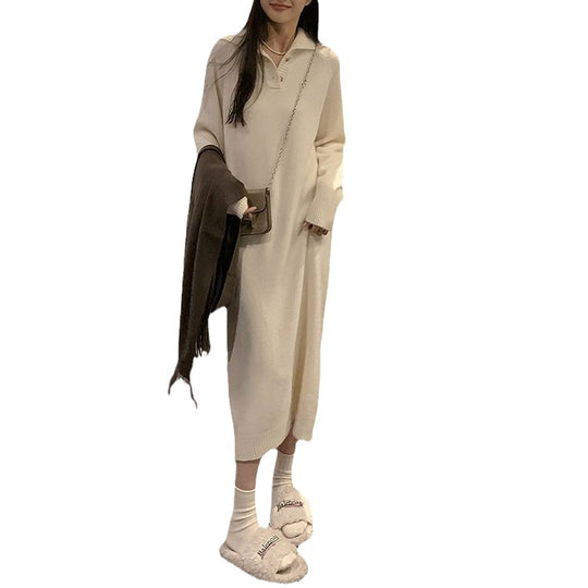 Damen Elegantes und vielseitiges Midikleid mit Knopfverschluss R&B