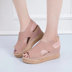 Damen Plattform Sandalen
