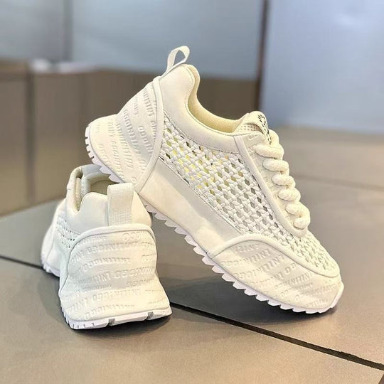 Damen Atmungsaktive Freizeit-Sneaker mit flexiblem Obermaterial und rutschfester Sohle R&B