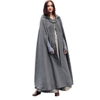 Damen elegante Kapuzenumhang mit verstellbarem Verschluss R&B