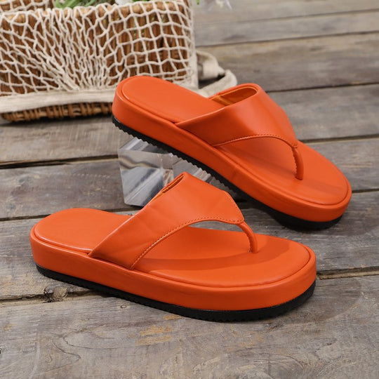 Damen komfortable Zehentrenner Sandalen R&B
