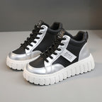 Damen Modische High-Top Sneakers mit sportlichem Design und robustem Sohlenprofil R&B
