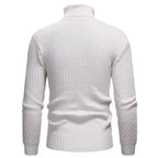 Herren Hochwertiger Rollkragenpullover im strukturierten Design R&B