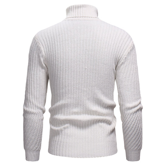 Herren Hochwertiger Rollkragenpullover im strukturierten Design R&B