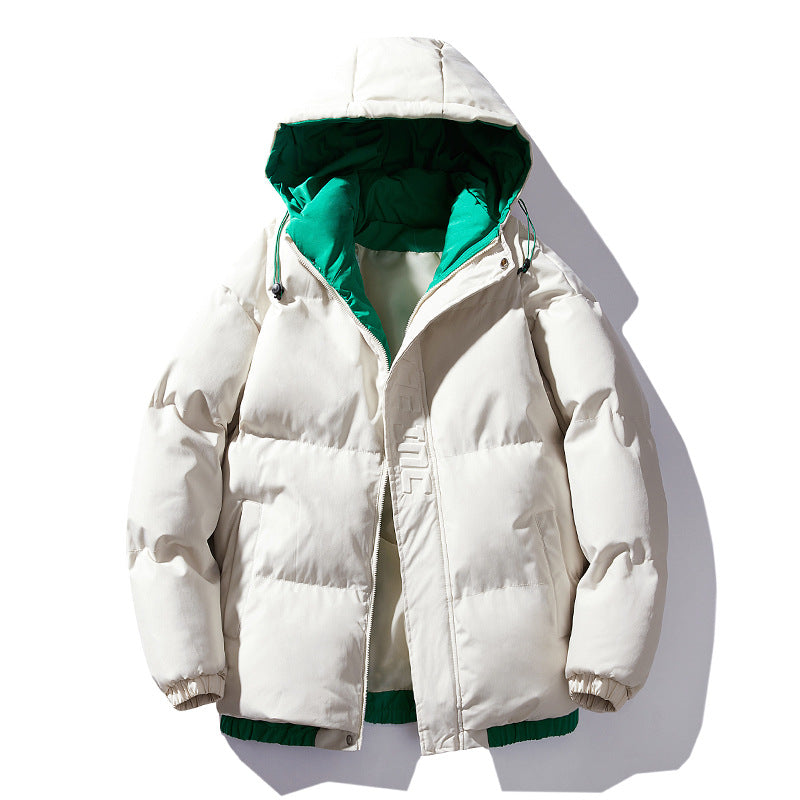 Damen isolierte Winterjacke mit künstlerischem Print und verstellbarem Kapuzensystem R&B