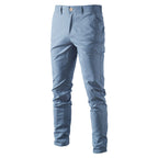 Herren Chinohose mit schmaler Passform und elastischem Bund