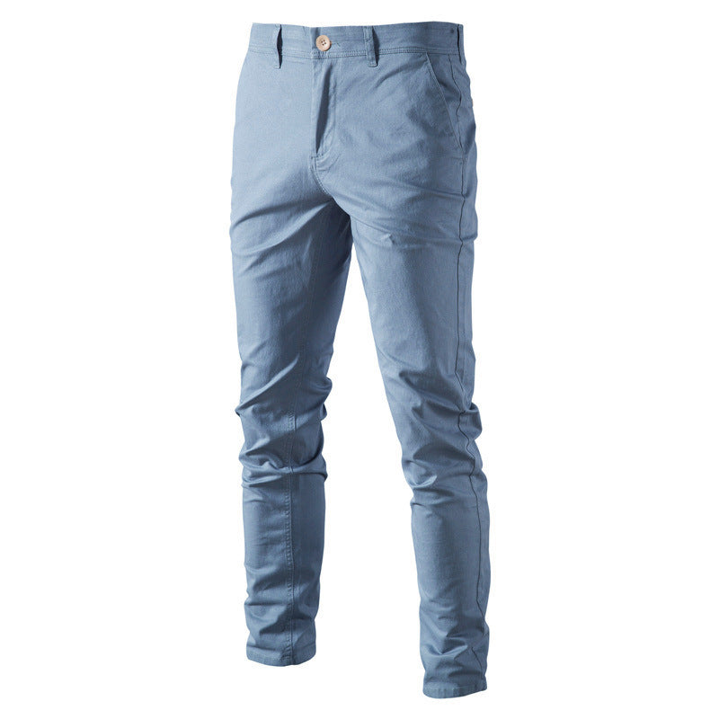 Herren Chinohose mit schmaler Passform und elastischem Bund