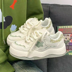 Damen Trendige Sneakers mit modischen Applikationen und gepolsterter Sohle R&B