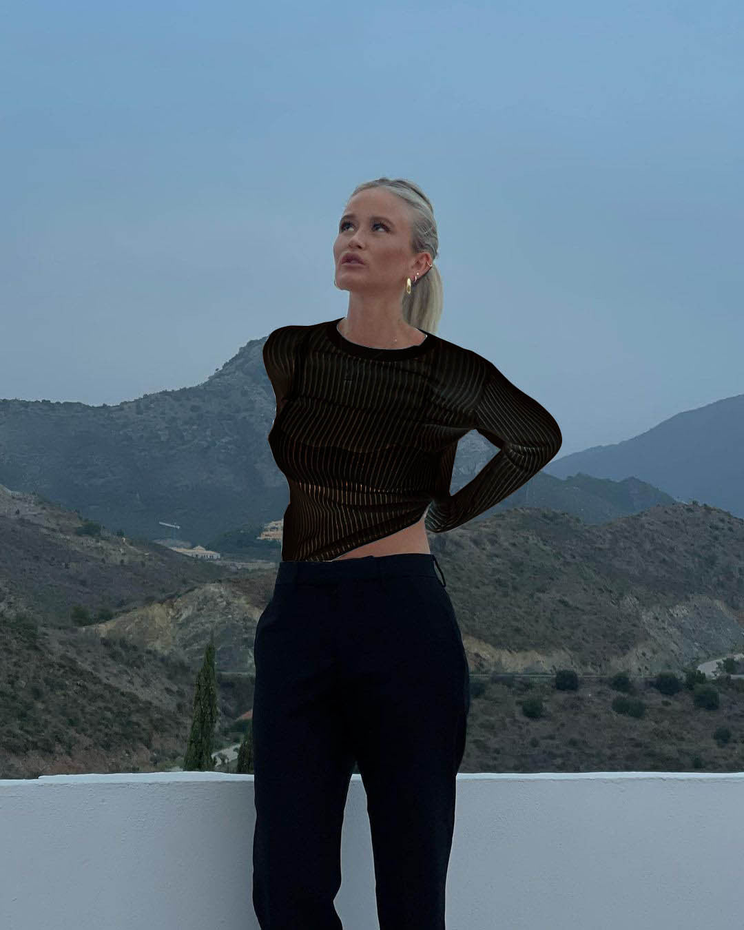 Damen Longsleeve Oberteil R&B