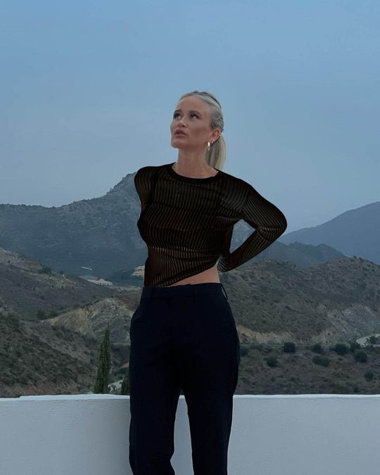 Damen Longsleeve Oberteil R&B