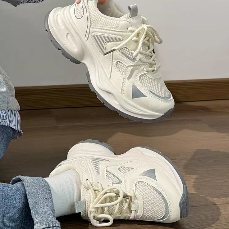 Damen Atmungsaktive Fitness-Sneaker mit dämpfender Sohle und modernem Design R&B