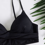 Damen Badeset mit Wickelrock und Bikinitop R&B