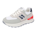 Damen Sportliche Sneaker mit strickbarem Kragen und bequemer Dämpfung R&B