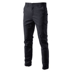 Herren Chinohose mit schmaler Passform und elastischem Bund