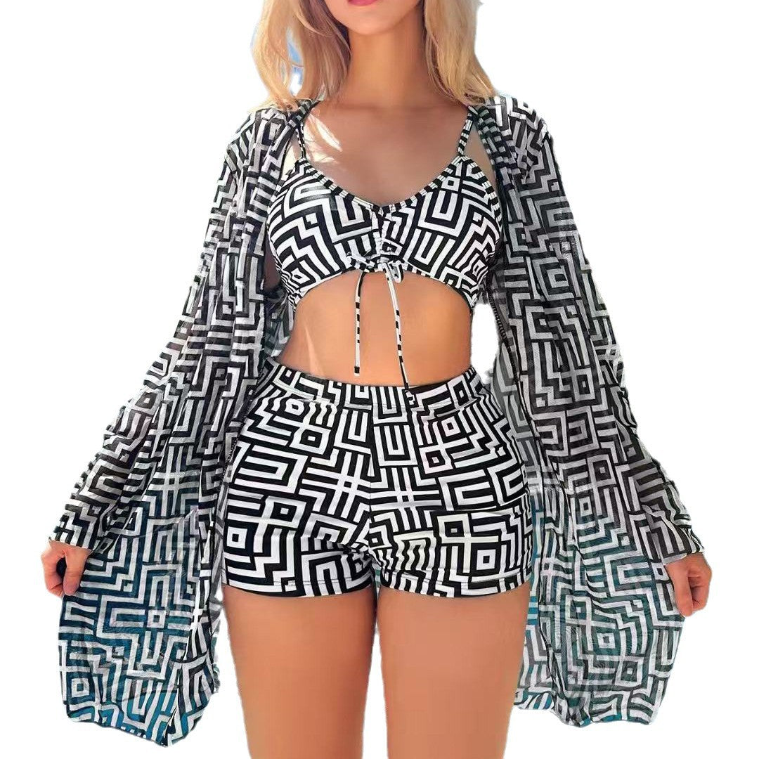 Damen Bikiniset mit leichtem Überwurf R&B