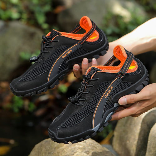Damen Multifunktionale Outdoor-Schuhe mit atmungsaktiver Netzstruktur und rutschfester Sohle R&B