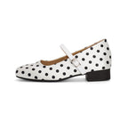 Damen Ballerinas mit modischem Klettverschluss und klassischen Punkte-Design