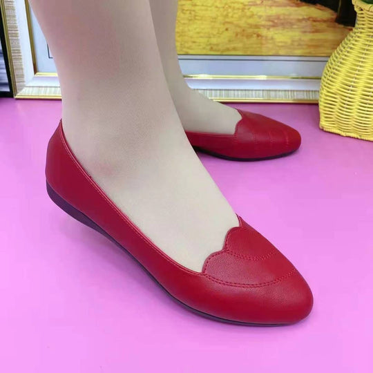 Damen Ballerina-Schuhe mit elegantem Obermaterial und komfortabler Sohle R&B
