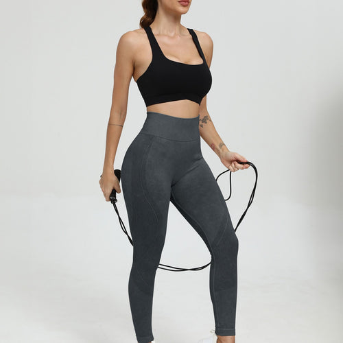 Damen Hochwertige Sportleggings mit hohem Bund R&B
