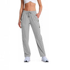 Damen Cargo-Hose mit seitlichen Taschen und elastischem Bund R&B