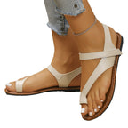 Damen Zehenstegsandalen mit elegantem Riemen-Design und rutschfester Sohle R&B